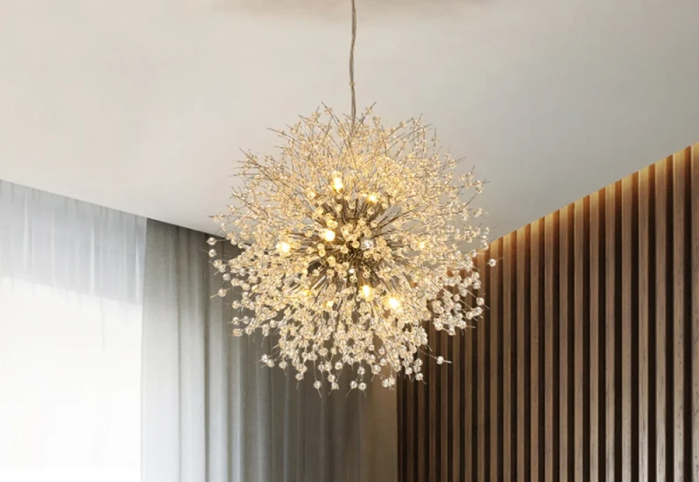 unique globe chandelier