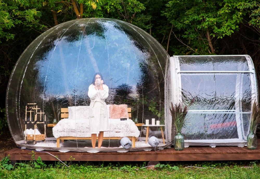 inflatable transparent tent